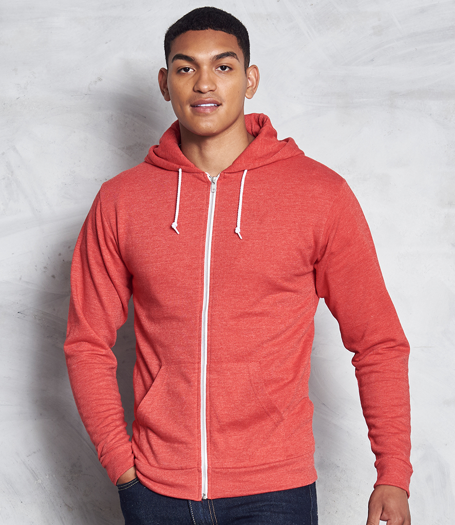 Mens red full hot sale zip hoodie